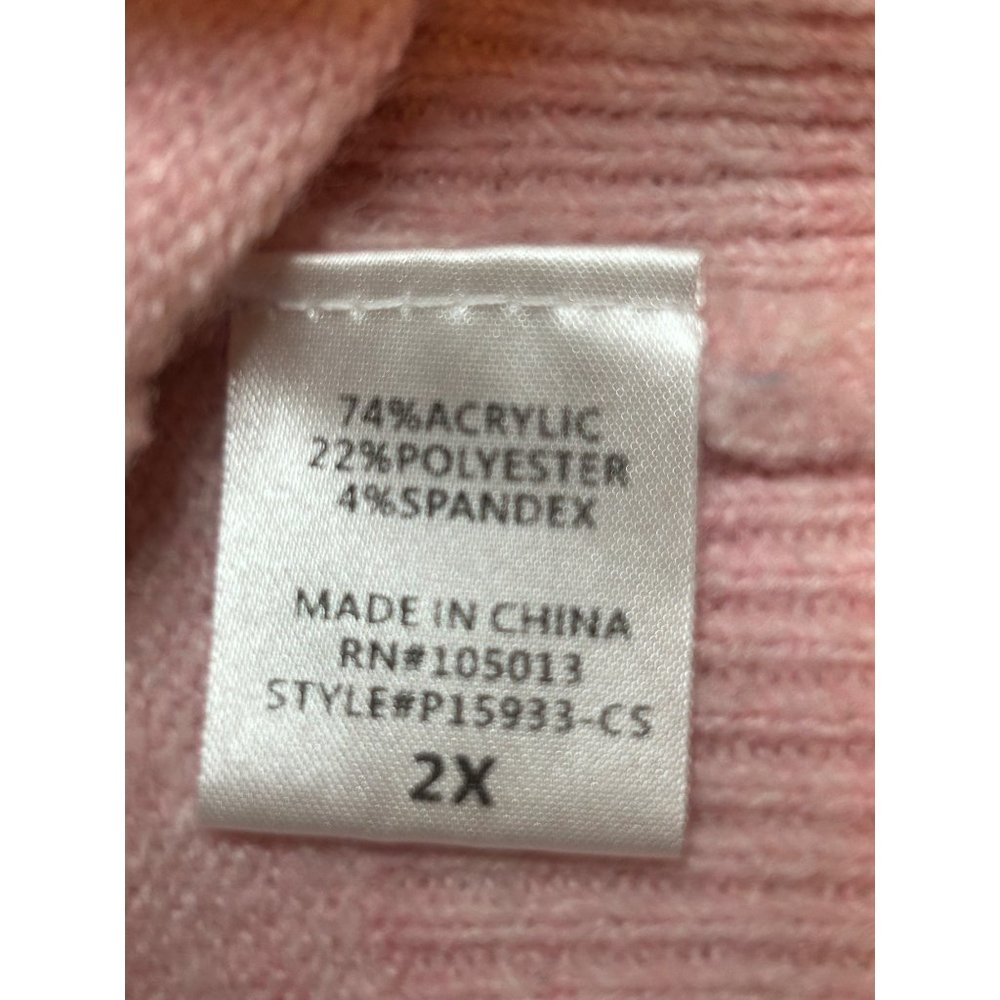 Andree By Unit Plus Size 2x Color Block Long Slee… - image 5